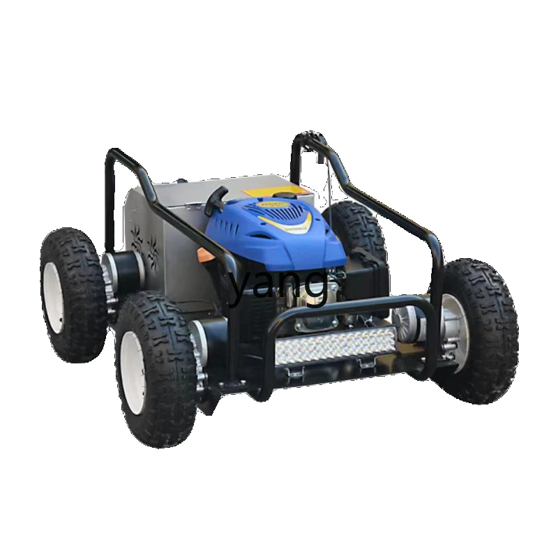 

LMM Remote Control Four-Wheel Drive Mower Oil-Electric Hybrid Self-Propelled Grass Trimmer