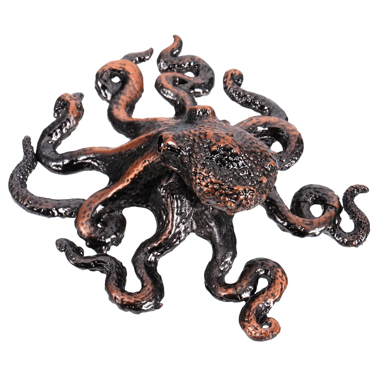 1Set Octopus Zinc Alloy Cabinet Handle Nautical Drawer Pull Decorative Metal Knob for Nordic American Wardrobes Kitchen Bathroom