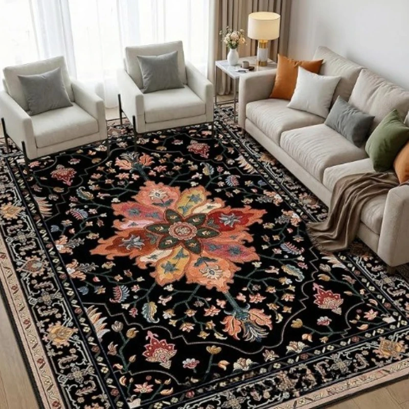 Luxury Persian Large Size Carpets Living Room Decoration Home Non-slip Bedroom Lounge Rug Washable Sofa Table Mat  Area Rug