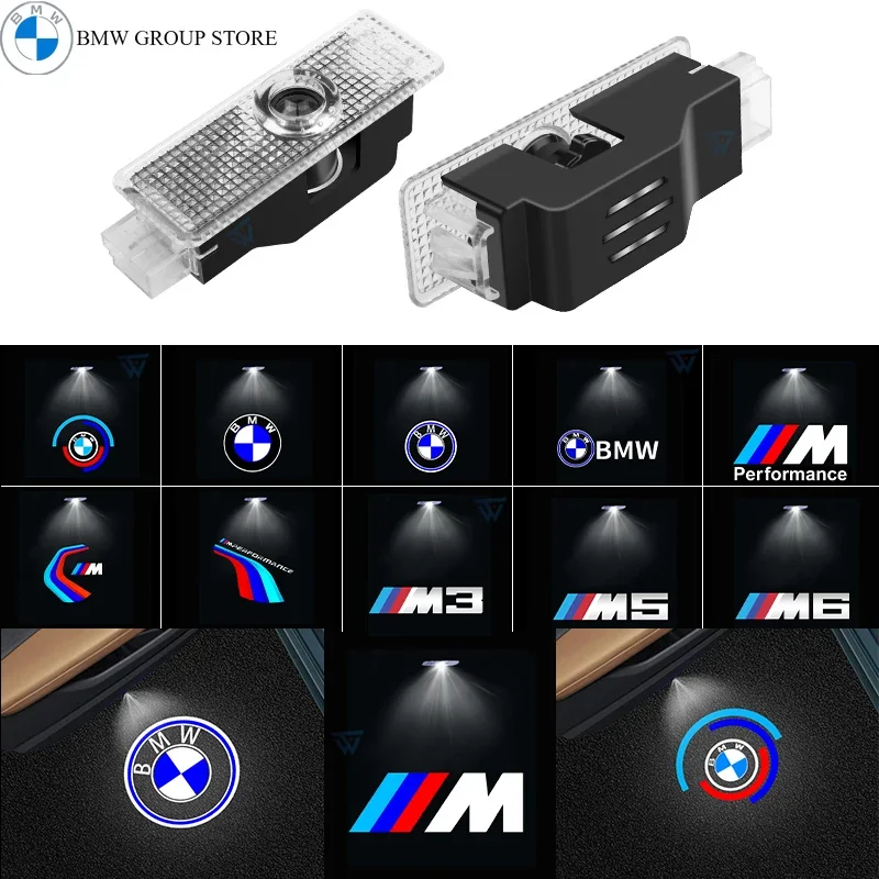 HD Led Welcome Light Car Door Projector Lamps For BMW E90 E91 E92 E93 E60 E61 F10 F07 E63 E64 F12 F13 G30 Accessories