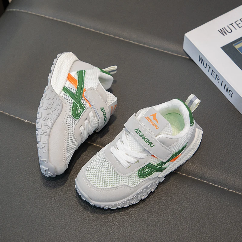 

Лидер продаж, детские кроссовки, модные противоскользящие износостойкие детские повседневные туфли, новые амортизирующие кроссовки для бега с защитой от столкновений