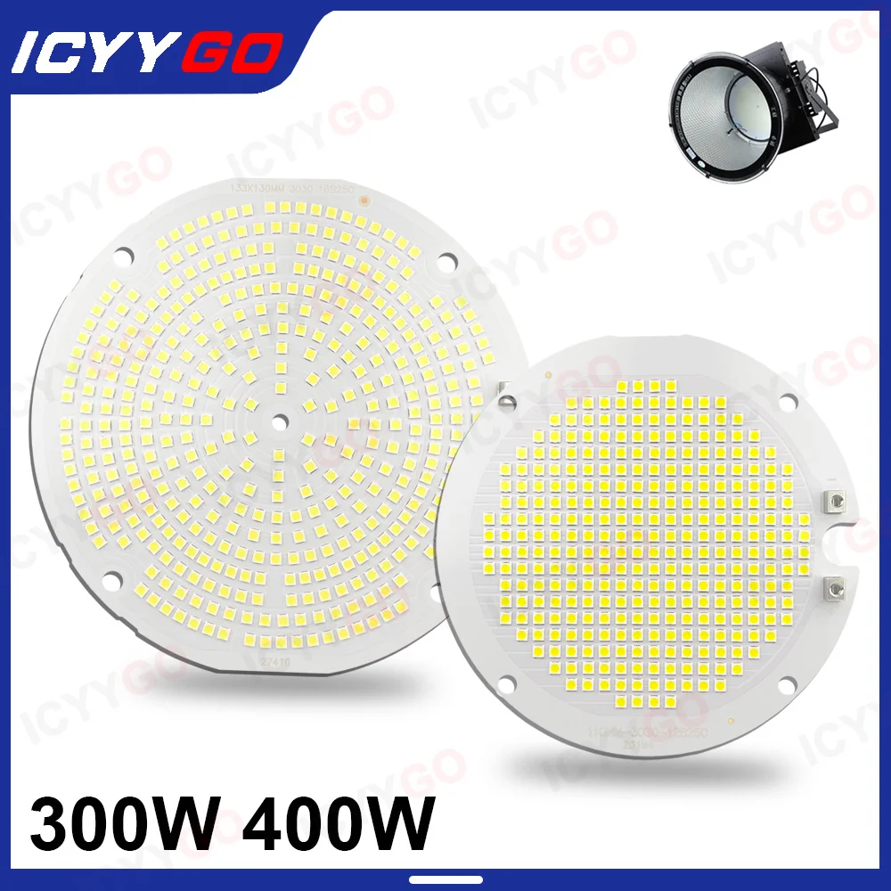 

LED Floodlight 300W 400W Architectural Tower Pendant Light PCB DC60-80V Pure White Outdoor High Bay Light Replacement Board