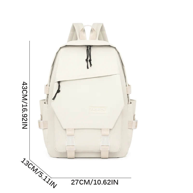 Mochila de estudante de nylon com laço impresso para meninas e mulheres mochila de viagem com alça ajustável mochila fofa