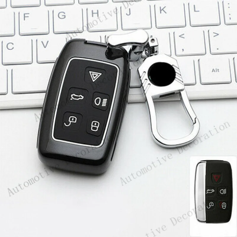 Z+ For JAGUAR F-Type XE XF E-Pace ABS Luminous Car Key Fob Case Cover Shell Skin