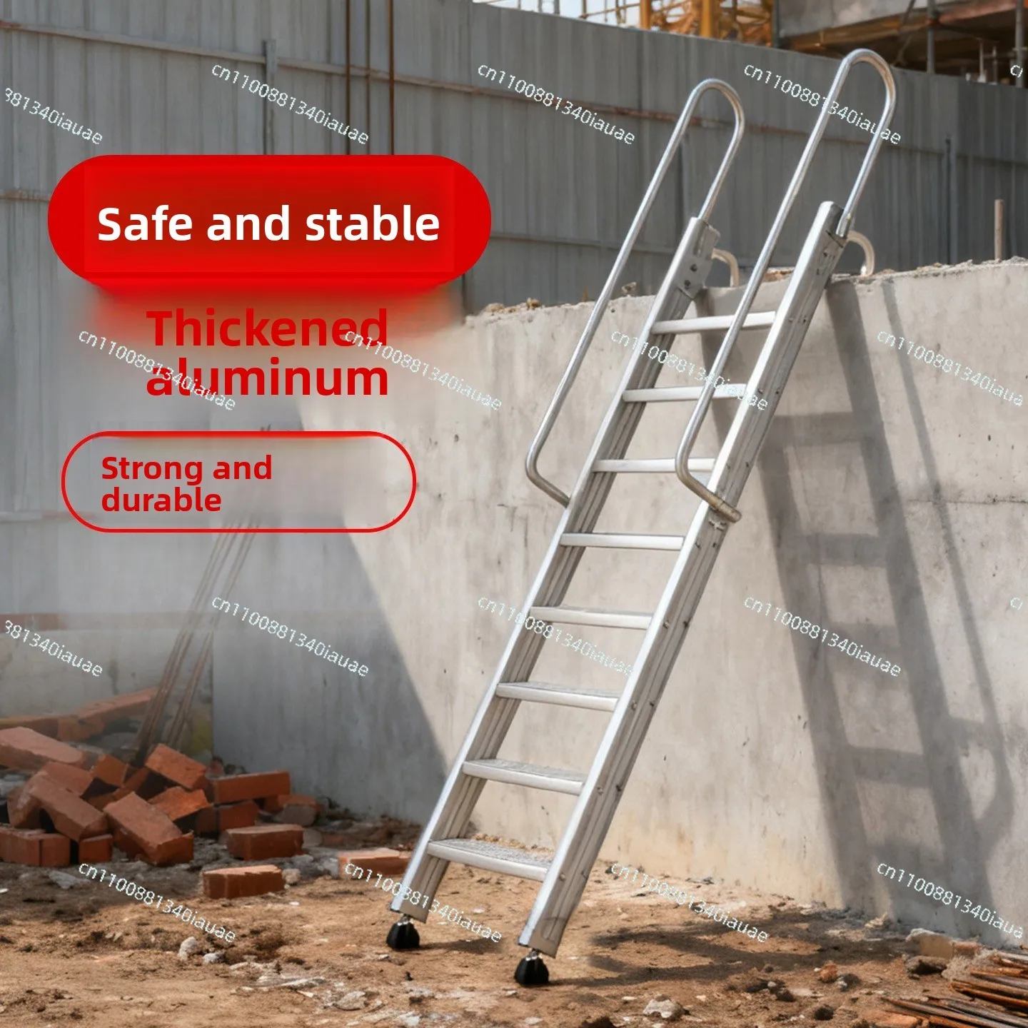 Escalator Aluminum Ladder Loft Ladder Warehouse Loft Ladder Stairs