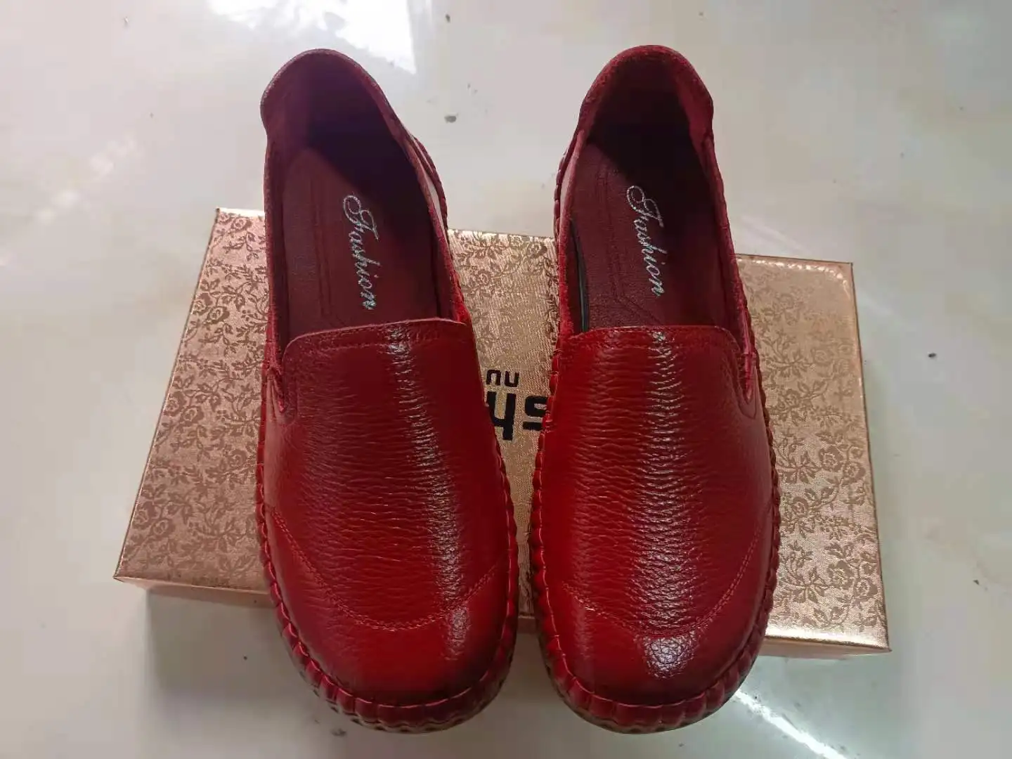 Women shoes Loafers women flats moccasins Shoes Woman Genuine Leather shoes Flats Slip On Women's Flat Shoes zapatos mujer