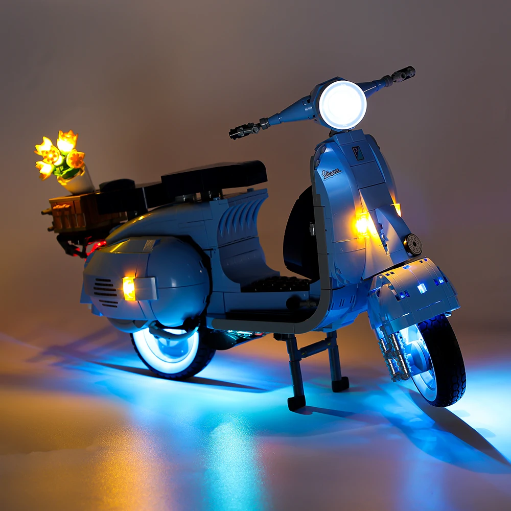 EASYLITE LED Light Set per Creator Expert 10298 Vespa 125 moto moto modello Building Blocks solo Kit di illuminazione No Model