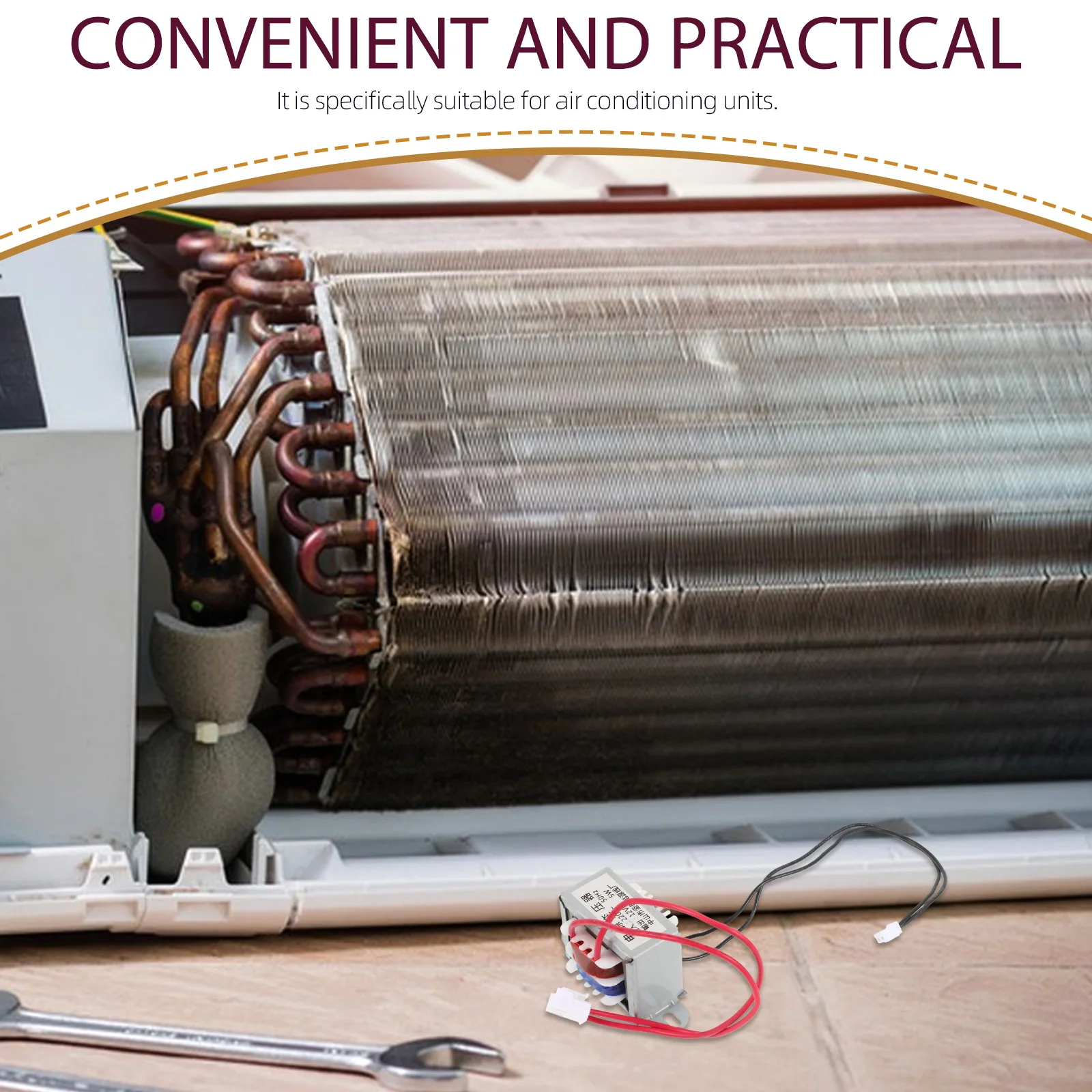 Efficient Air Conditioning Transformer Durable Power Converter For Ac Units Compact Lightweight Electric Transformer Enhancing