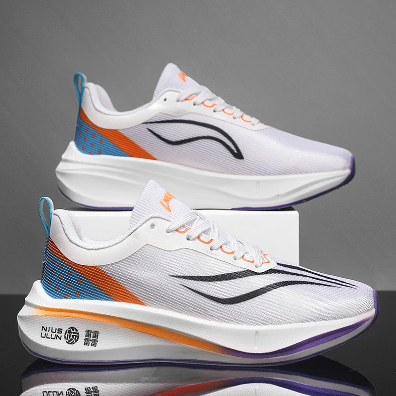 

Men's Shoes Breathable All-match Mesh Shoes Casual Sports Trendy Shoes Men's All-match Wear-resistant Running Shoes for Men
