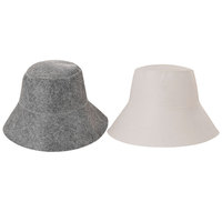 Felt Sauna Hat Anti Heat Russian Cap Thicken Wool Felt Shower Cap Hair Turban For Bath House Head Protection Drop