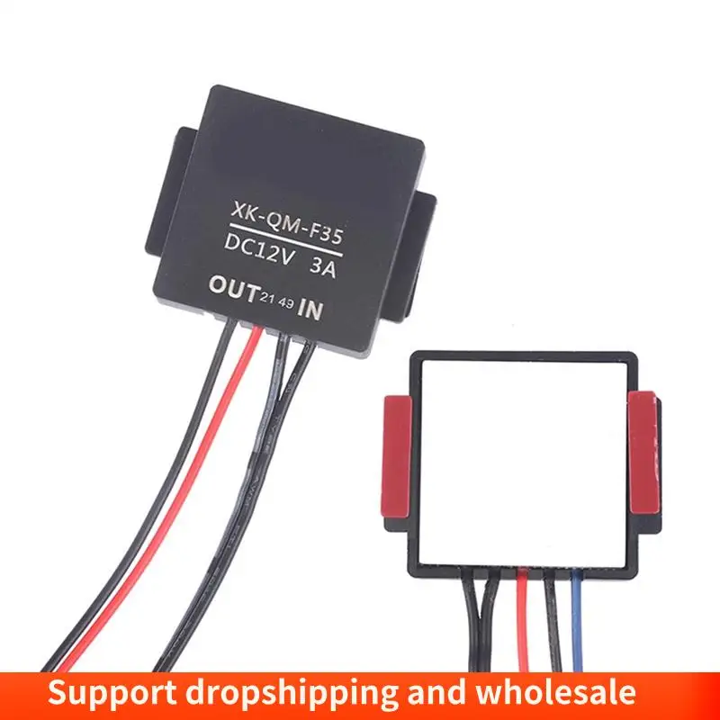 AA86 1Pc 5-12V Interruttore per specchio da bagno Sensore interruttore tattile per faro a specchio a LED Durevole due colori