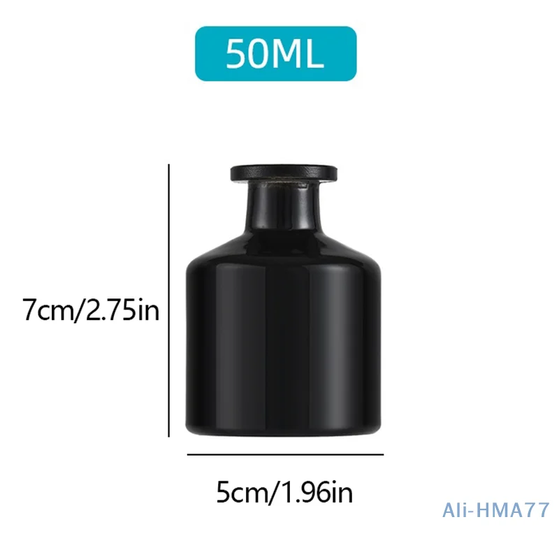 1 szt. 50 ml Pusta butelka zapachu do domu Rattanowy dyfuzor zapachowy do oczyszczania powietrza Butelka olejku eterycznego do dekoracji pokoju biurowego