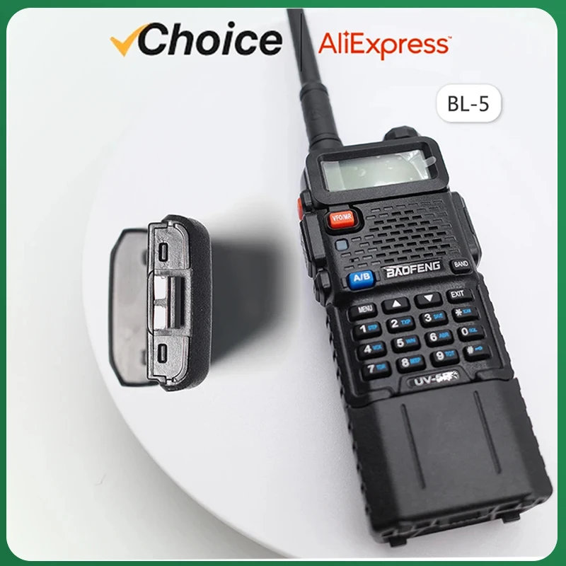 Baofeng UV-5R Battery Case BL-5 AAA batteries Shell Extended AA Battery Housing for GT-5R DM-5R UV-5RE Walkie Talkie Accessories