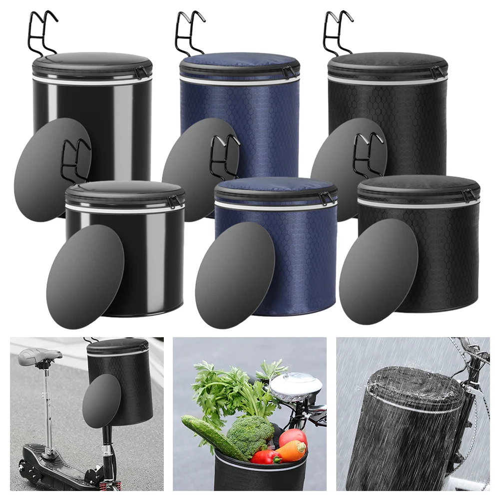 Good Compatibility For Outdoor Activities Waterproof Bike Basket Bike Storage Basket Easy Installation Nylon Material