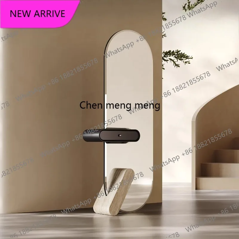 A139Light luxury vanity mirror Nordic full-length mirror Cream style home advanced full-body mirror