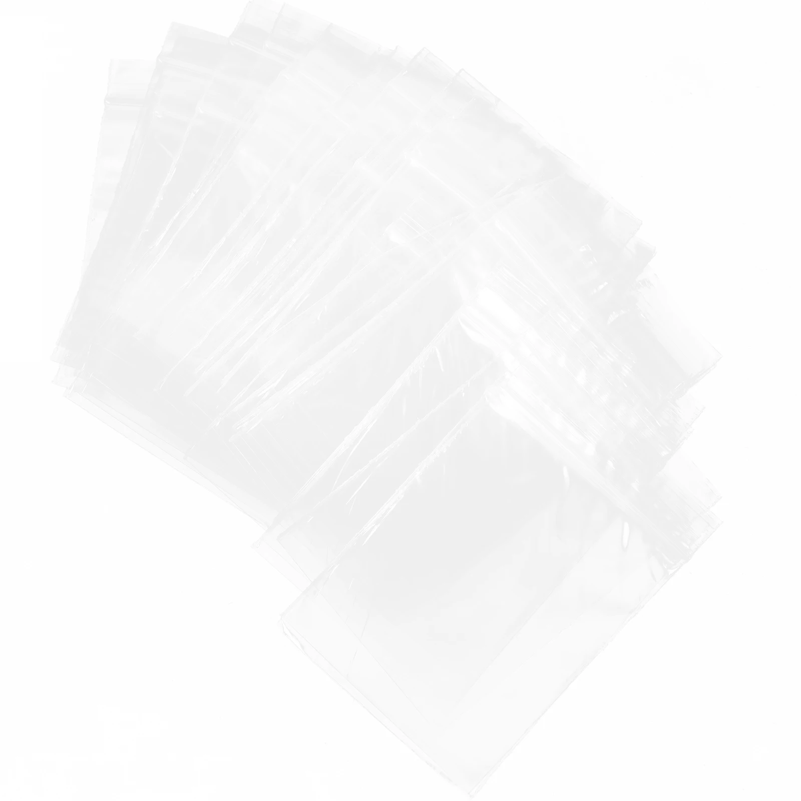 

500pcs Transparent Zipper Zealed Bag Plastic Display Sealing Bag Food Storage Pouch Plastic Packaging Bag (5 x 7cm)