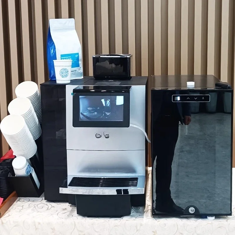 Coffee machine grinding integrated concentrate commercial Italian convenience store scan code American coffee automatic
