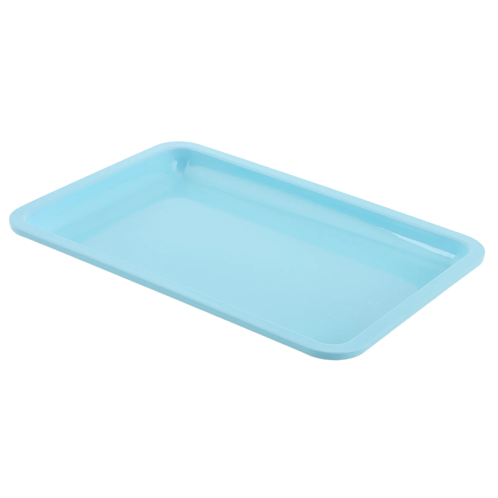 ステンレス鋼のバニティトレイ小さな収納オーガナイザージュエリー化粧品やネイルツールバスルームベッドルームサロン用