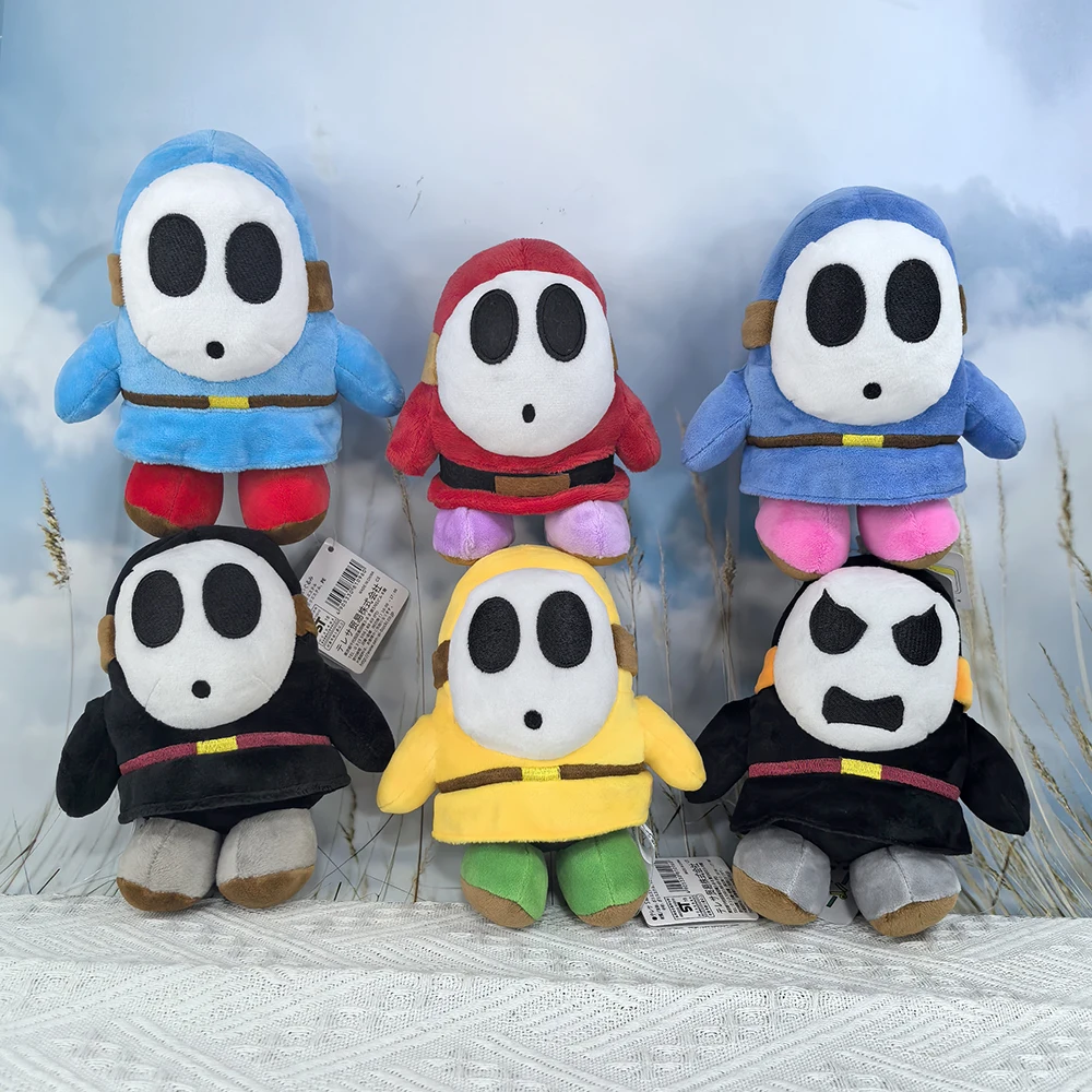 

8-стильная фигурка Super Little Shy Guy Ghost Boo, плюшевая мягкая игрушка, мультяшная игровая кукла Nintendo Switch Odyssey, плюшевое животное Тедди
