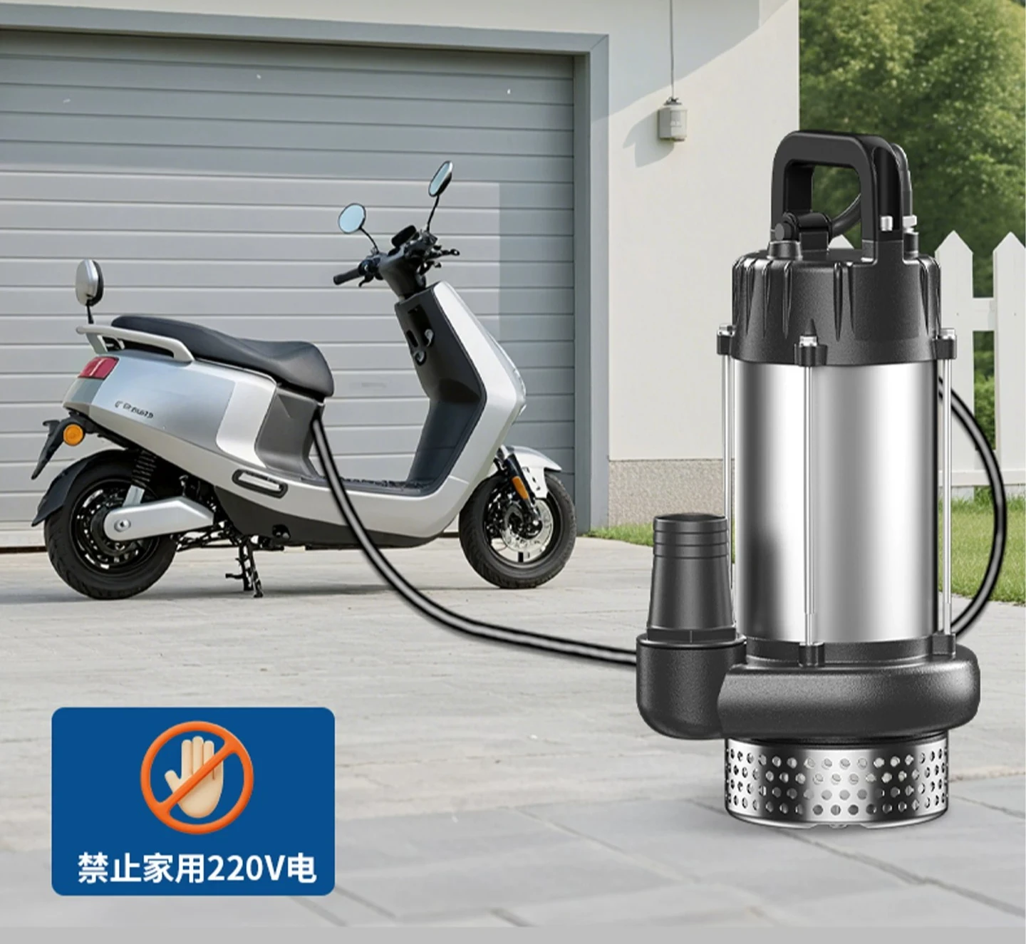 DC Brushless Submersible Water Pump 48V 60V 72V Battery Powered for Farm Irrigation Water Transfer
