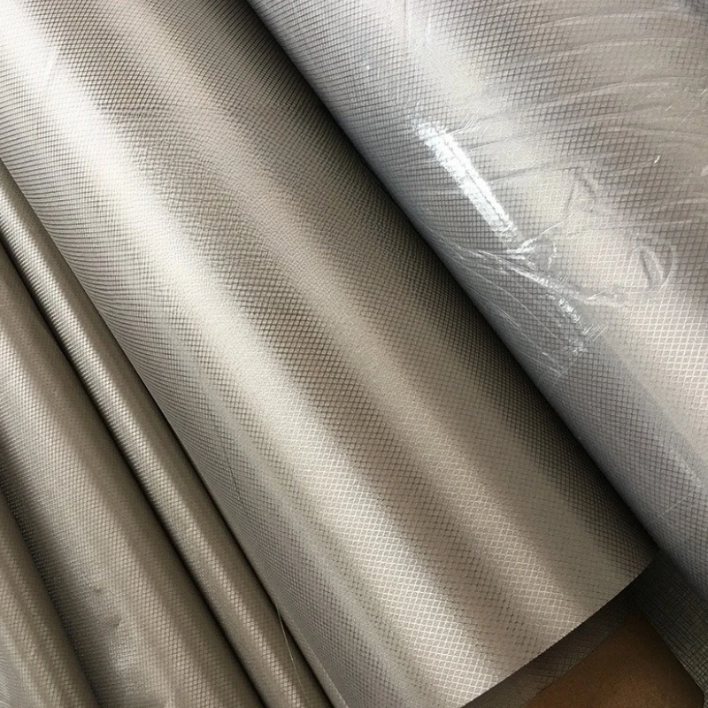 Electromagnetic radiation protective Metal geometric style grid fabric Communication base station EMF efficient shielding cloth