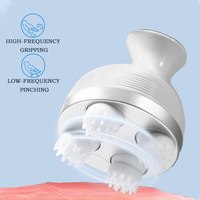 Wireless Electric Head Massager Relieving Scalp Fatigue Preventing Detachment Health Care Massage Waterproof Bathing Massage