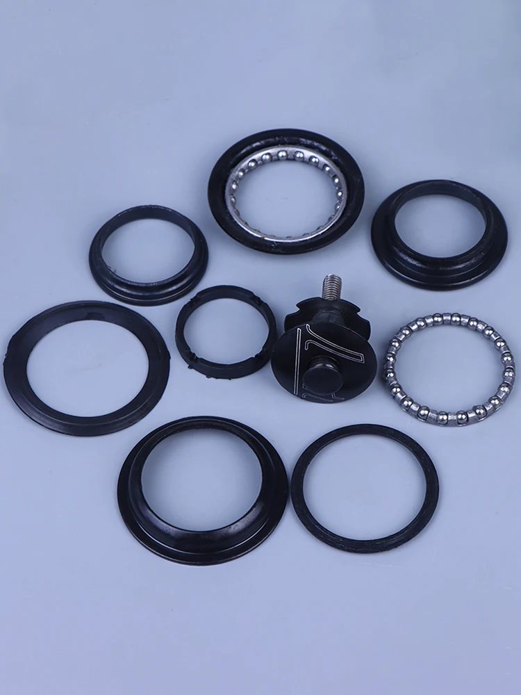 AliExpress NONE [TG813]Bike Fork Bike Parts Road Bike Black Alloy 44mm 1 1/8" Bike Threadless Headset Head-Tube Bike External Headset Parts