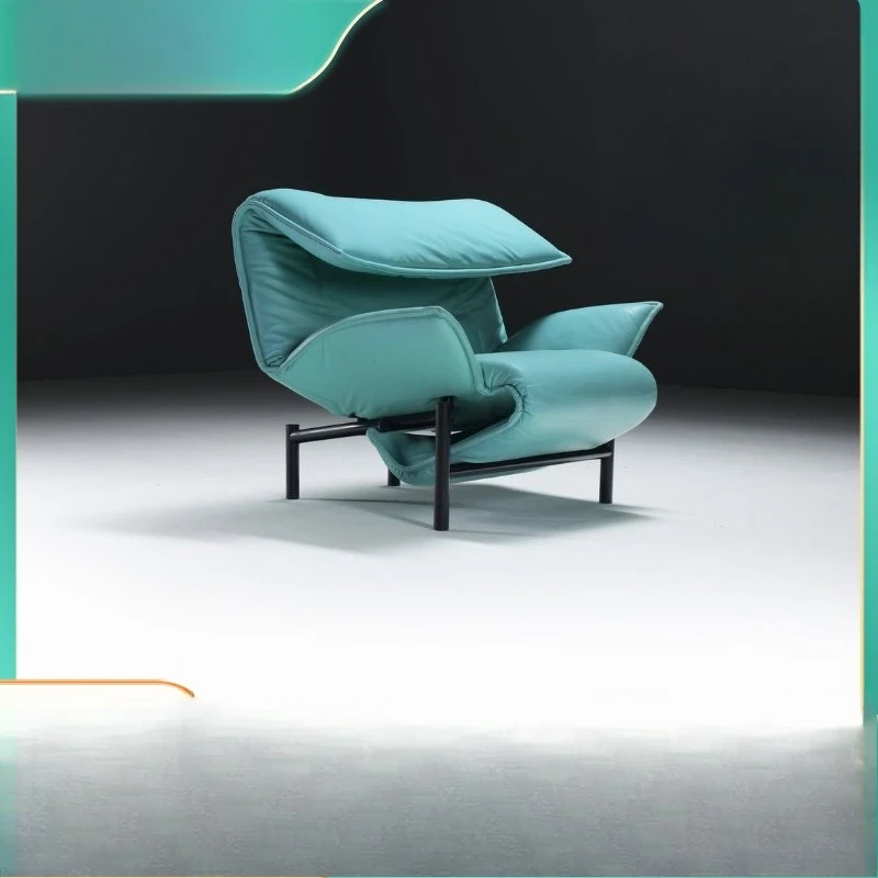 Lazy sofa single reclining and sitting computer chair 2025 new sitting and sleeping dual-purpose office folding lunch lounge