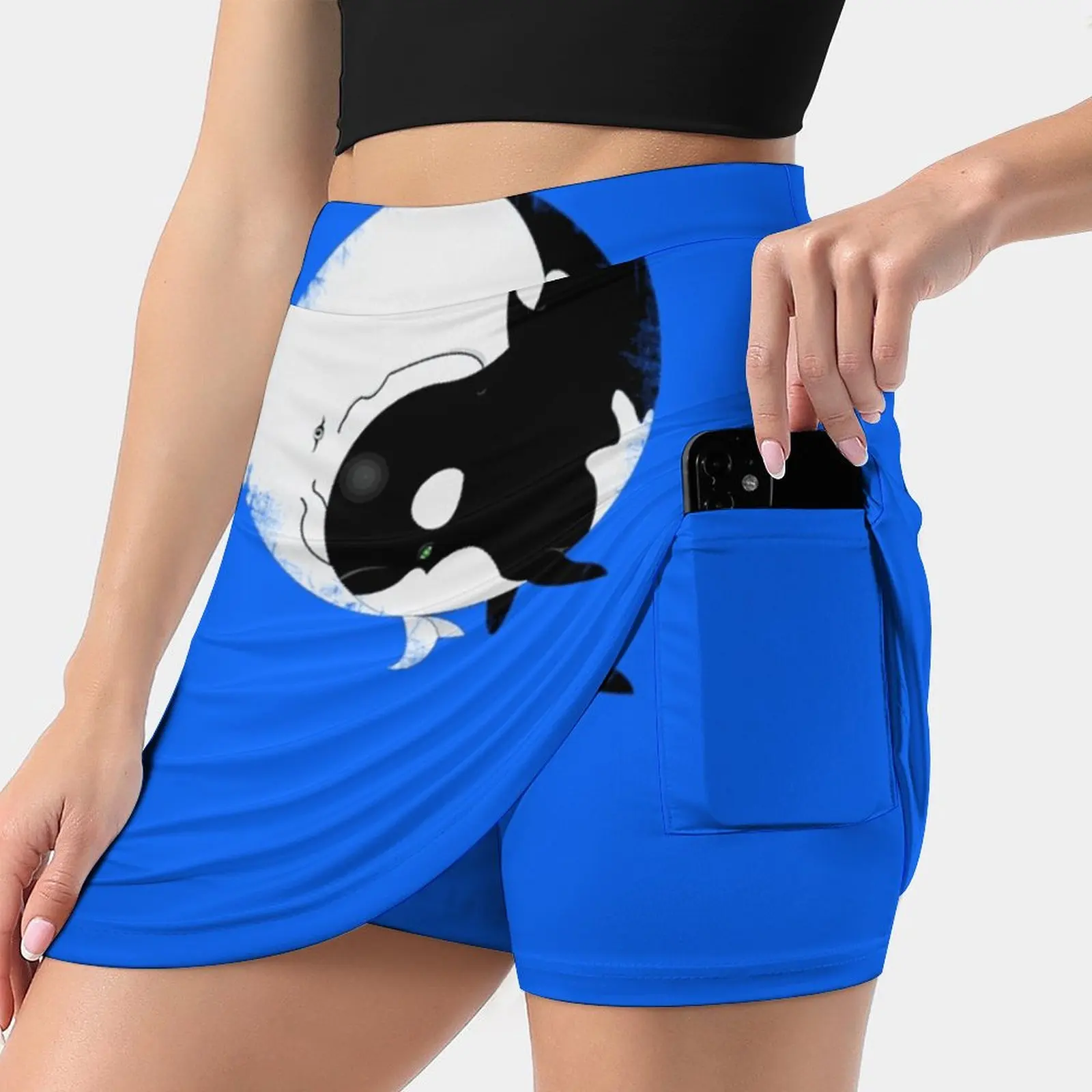 When Willy Meets Moby Skirts Woman Fashion 2022 Pant Skirt Mini Skirts Office Short Skirt Killer Whales Moby Dick Free Willy