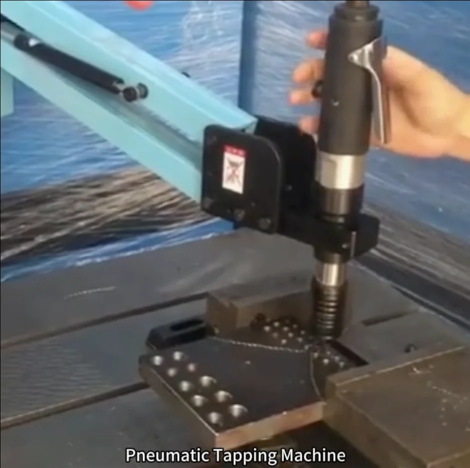 

Станок для резки металла, пневматический нарезной станок, 1-метровый рычаг с патроном ISO M2-M6 M3-M12 M3-M16 M6-M24, вертикальные/универсальные инструменты