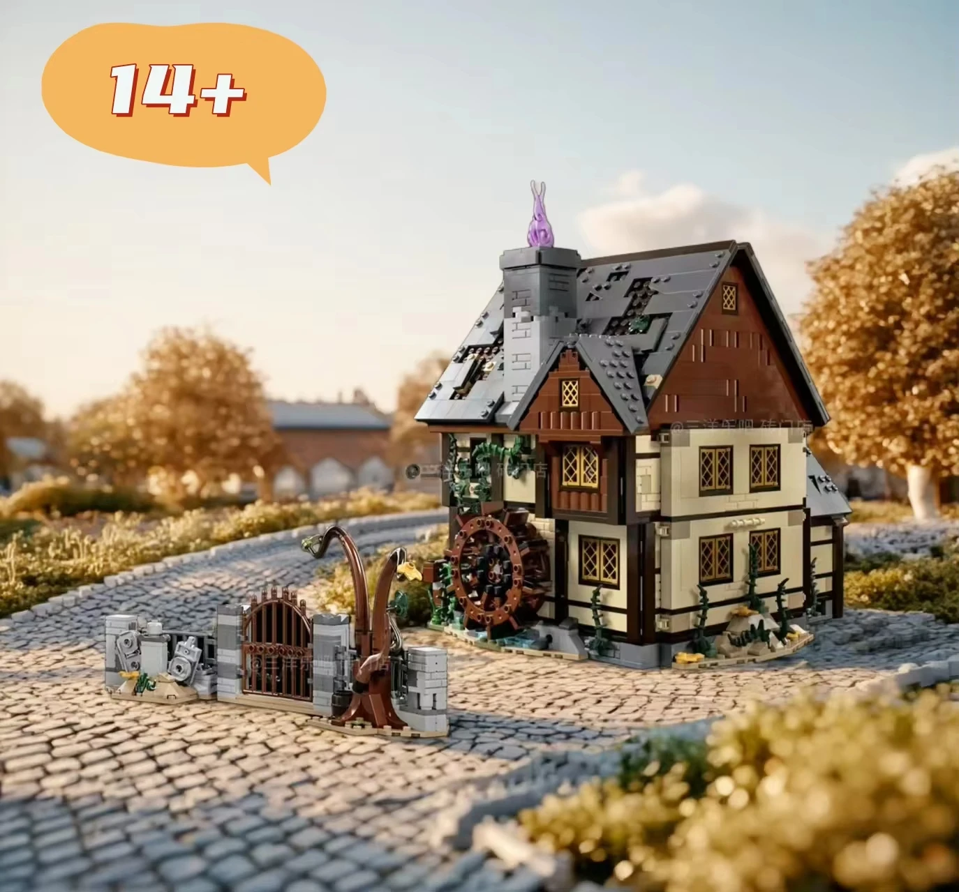 

2025 new sister hut building magic house model with light pieces children boys and girls toys Christmas gifts