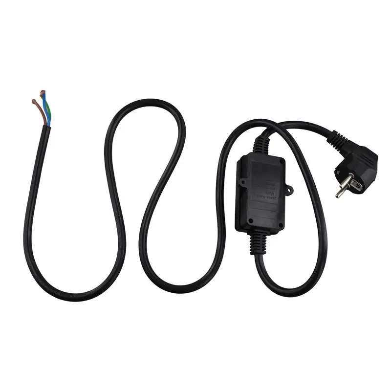 

2025 Trend FI Circuit Breaker Socket Residual Current Circuit Breaker Plug With Cable,Personal Protection Adapter EU Plug