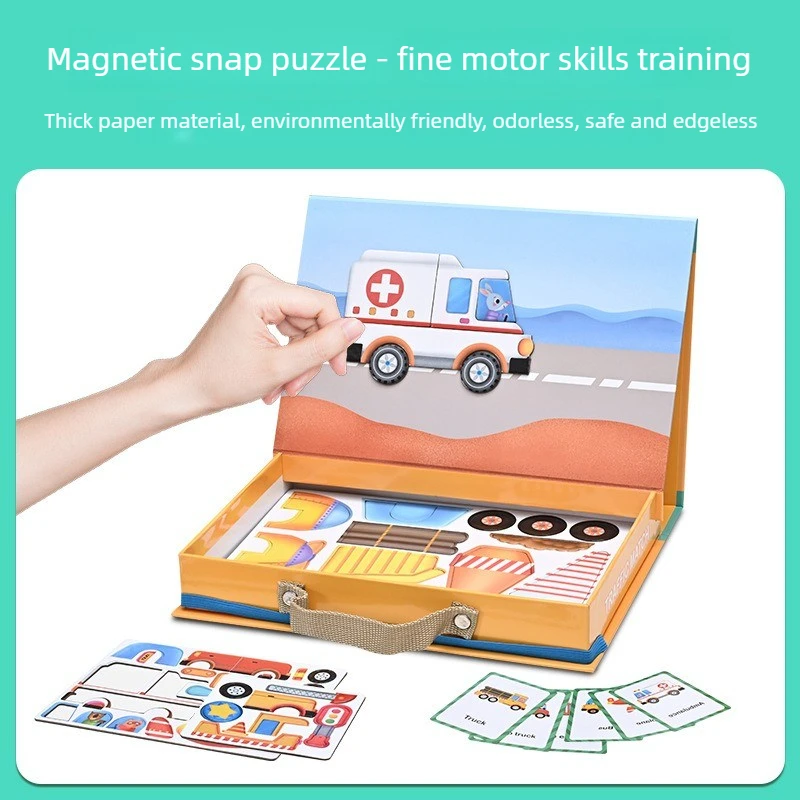 Magnetic Puzzle Customized Puzzle Enlightenment Toy Puzzle Music Spellable Drawing Magnetic Set Magnetic