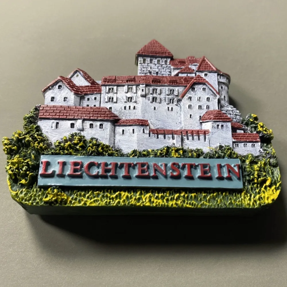 Europe Liechtenstein 3D Fridge Magnets Tourism Souvenir Refrigerator Magnets Sticker Collection Handicraft Decoration Articles