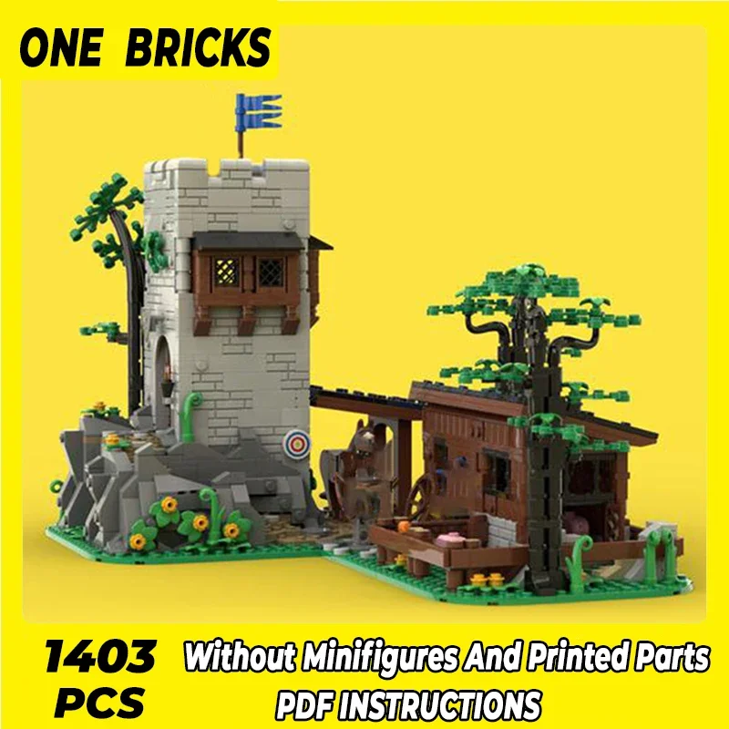 

Moc Building Blocks Military Model Eagle Watchtower Technical Bricks DIY Assembly Construction Toys For Childr Holiday Gifts