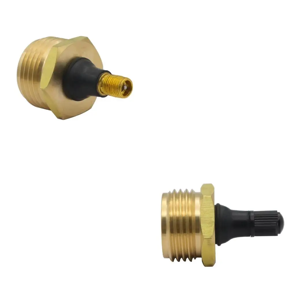 

Стабильный латунный продувочный адаптер с клапанами для накачивания шин, адаптер для продувки водопроводной линии длиной 44 мм к