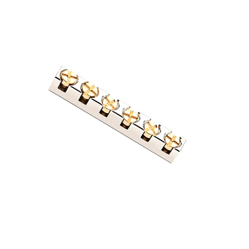 استبدال صواميل سلسلة معدنية للجيتار الكهربائي سلسلة علوية تدعم تحسين النغمة ملحقات الجيتار سرج الجسر