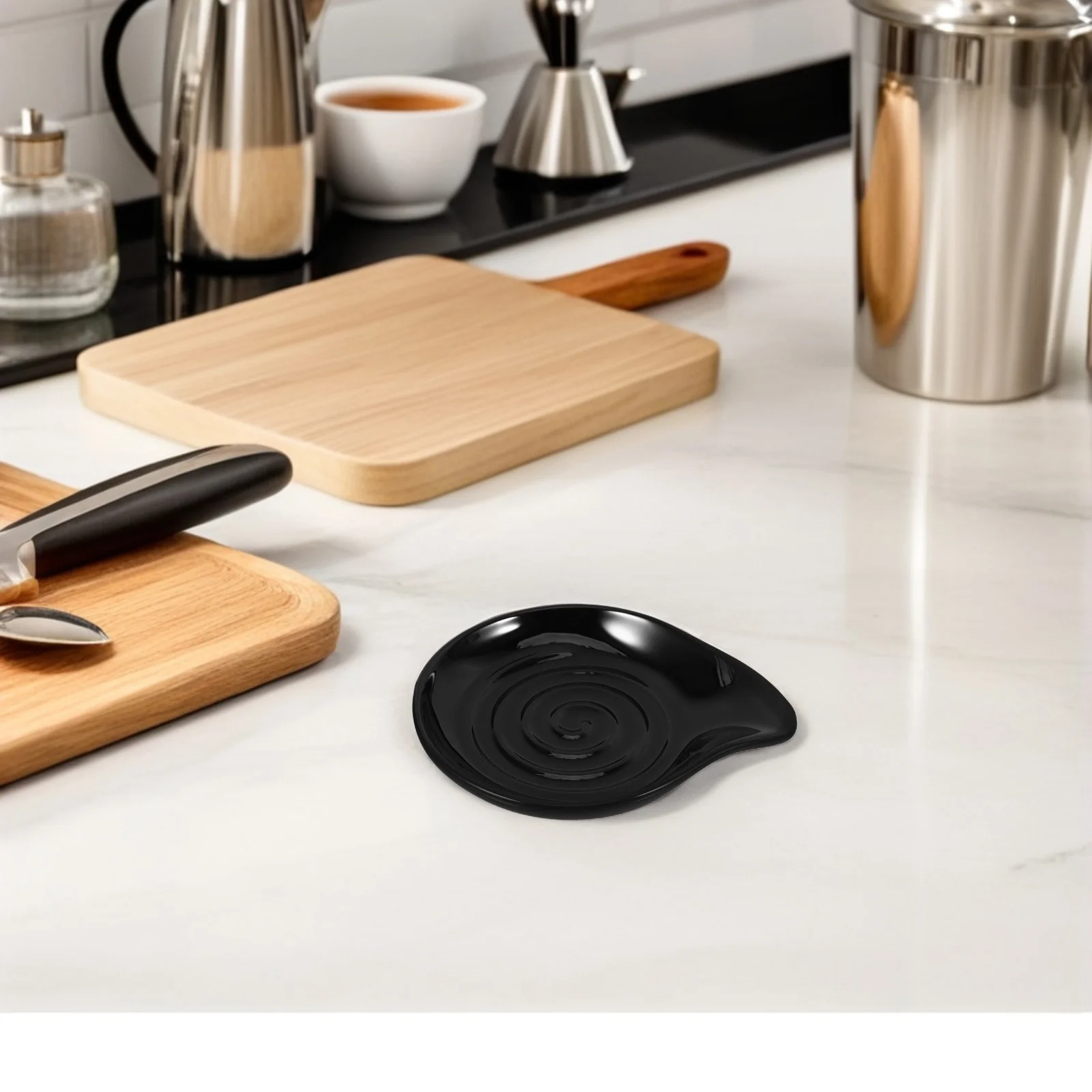 

Cooking Ladle Rests Kitchen Spatula Holder Gadgets Chicken Ceramic Spoon Utensil for Stove Top
