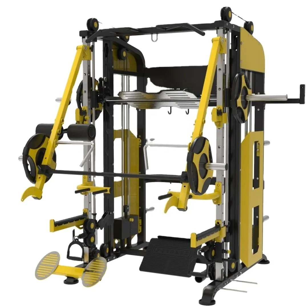 

Professional Indoor Gym Equipment Multi Functional Trainer Multi Functional Smith Machine