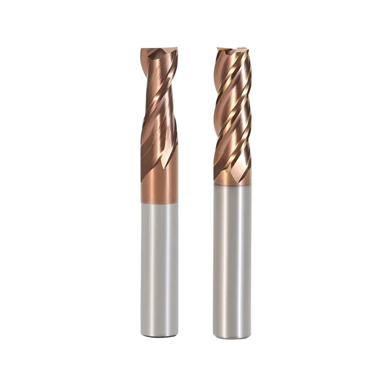 SIQICNC HRC55 Carbide End Mill 2/4 Flutes Milling Cutter Alloy Coating Tungsten Steel Cutting Tool CNC Maching Endmill 1-20mm