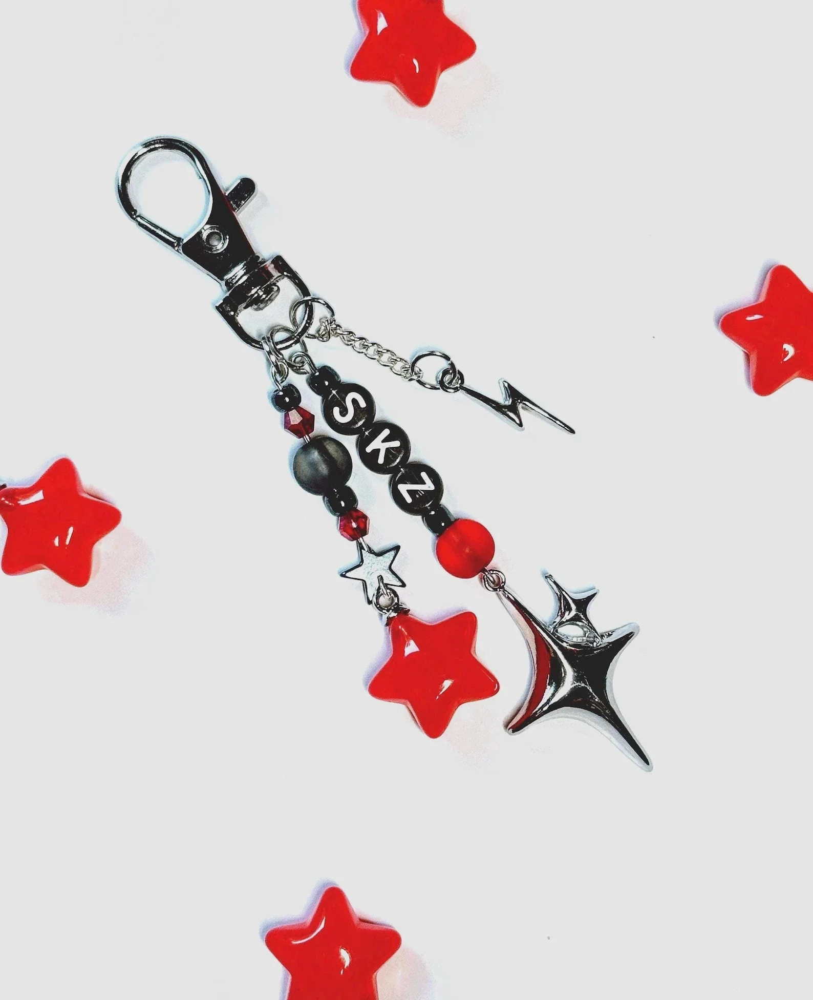 Handmade Keychain Chain - SKZ K-Pop Light Stick Charm - Bag, Backpack, Wallet Accessory Idol Fan Gift