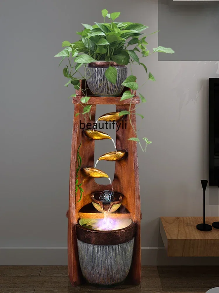 

Living Room Circulation Water Fountain Hallway Waterscape Office Fortune Floor Ornaments