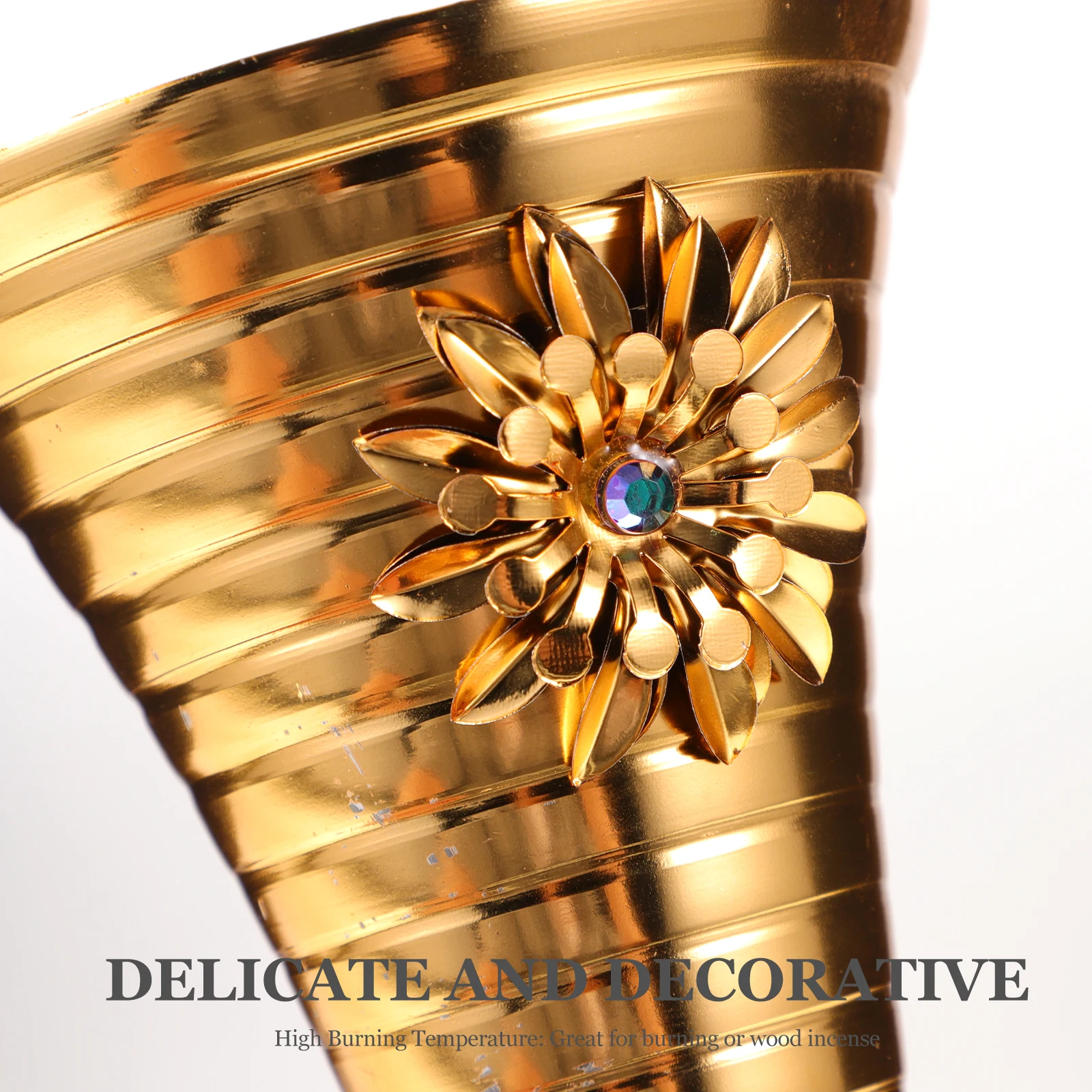 

Plug in Electric Incense Burner Aroma Censer Holder Retro nament Electrothermal Stove Middle Eastern Style Therapeutic