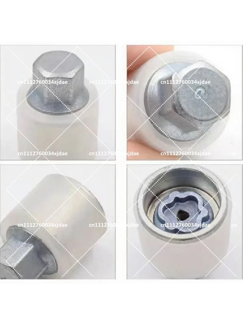 Universal Spline Wheel Lock Lug Nut Removal Key Tool, Compatible with Most Anti-Theft Car Wheels