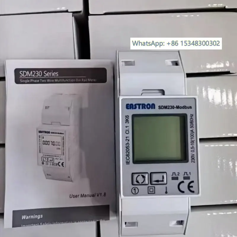 Three phase anti backflow electric meter Donghong SDM630MCT Three phase multifunctional power meter including CT