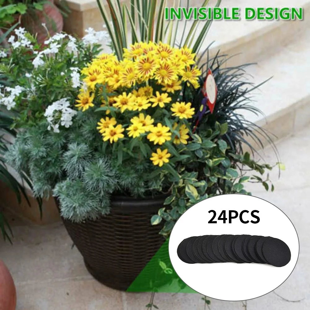 Garden Home Pot Feet Flowerpot Gasket 24 Pcs Environmental EVA Flower Pot Feet/Rubber Pad Non-woven Widely Used