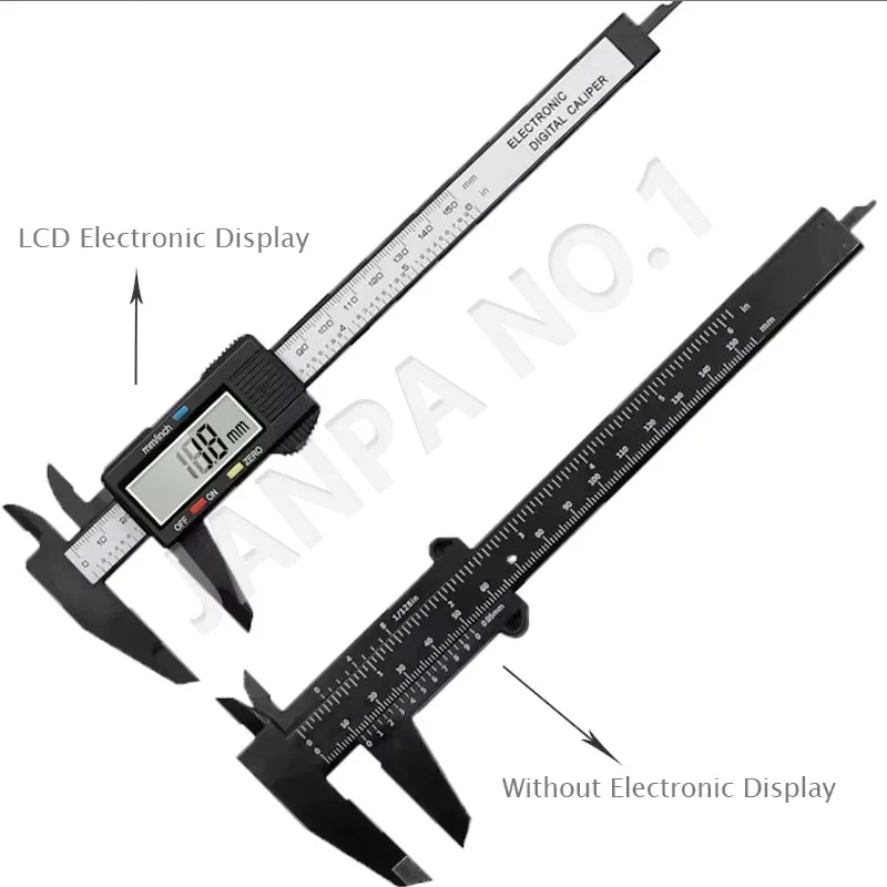 Digital Caliper Measuring Tool Electronic Vernier Caliper Micrometer Digital Ruler Gauge Instrument 0-150mm