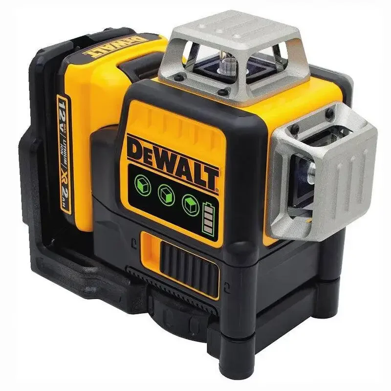 DeWalt-láser de nivelación automática, dispositivo con batería de litio de 12V, 3 lados, 360 grados, 12 líneas, Dw089lg