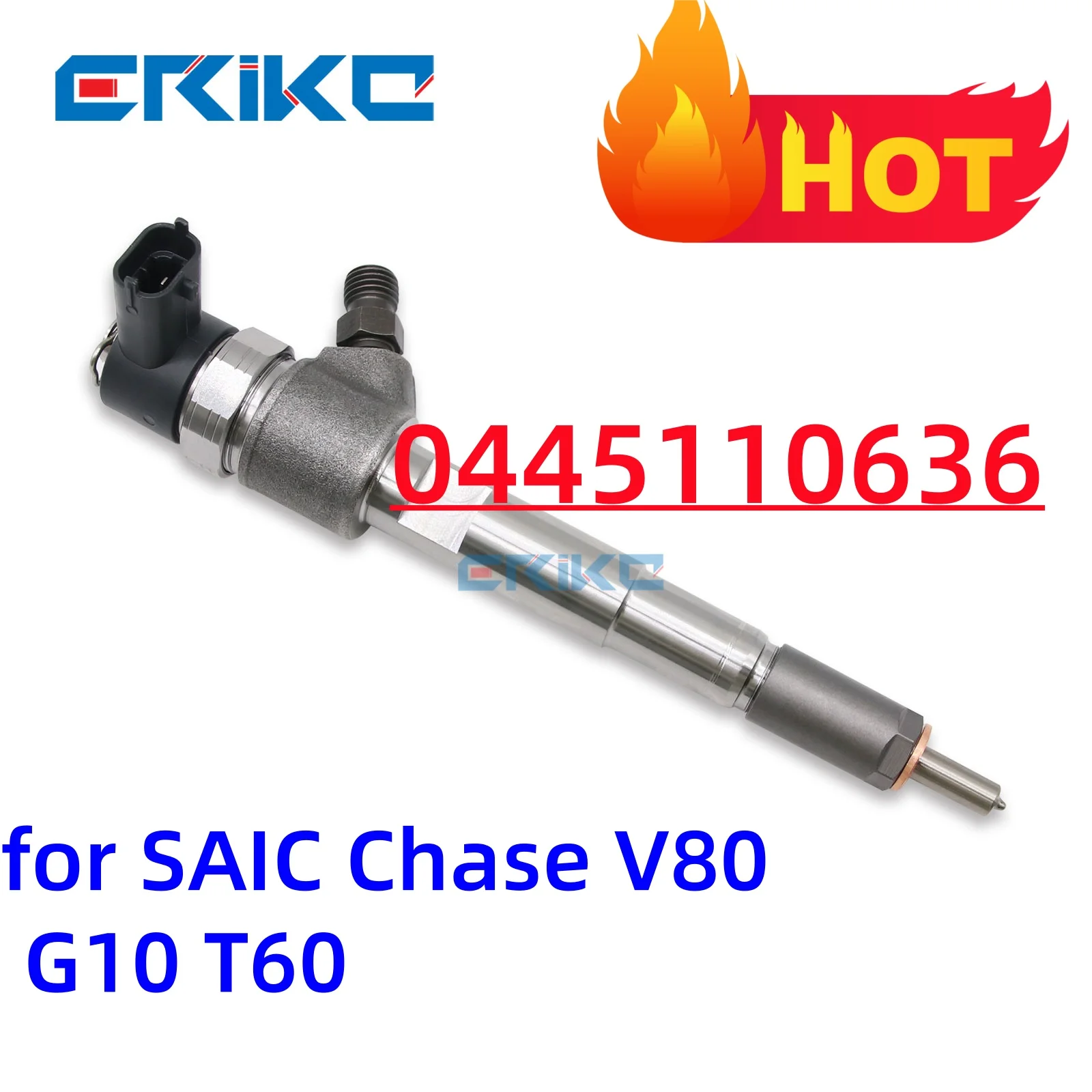 0445110636 Diesel Fuel Injector Nozzle 0 445 110 636 0445 110 636 S00012593 for SAIC Chase V80 G10 T60 ERIKC