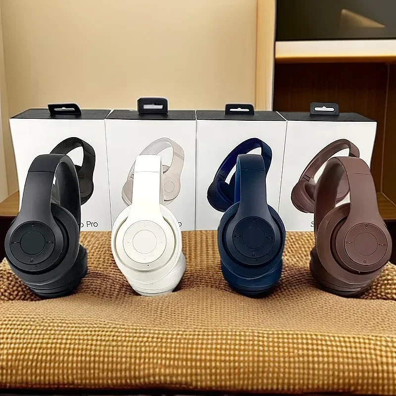 En stock Estudiopro4es es adecuado para Bluetooth inalámbrico montado en la cabeza de Apple Android con bolsa de almacenamiento expandible.